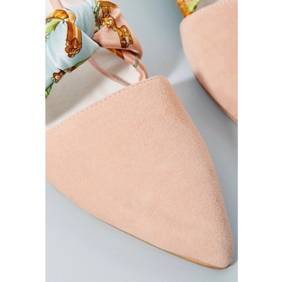 Jeffrey Campbell Blush Scarf Charlin Bow Mules NWT - Picture 7 of 8